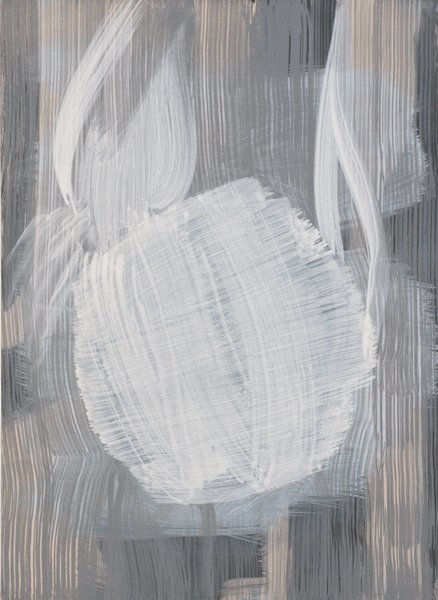 Elisabeth Plank - O.T. (Aus dem Staub), 1998, Acryl auf Molino, 100 × 73 cm