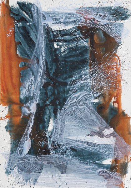 Elisabeth Plank - Von vorne, 2006, Acryl auf Leinwand, 200 × 140 cm