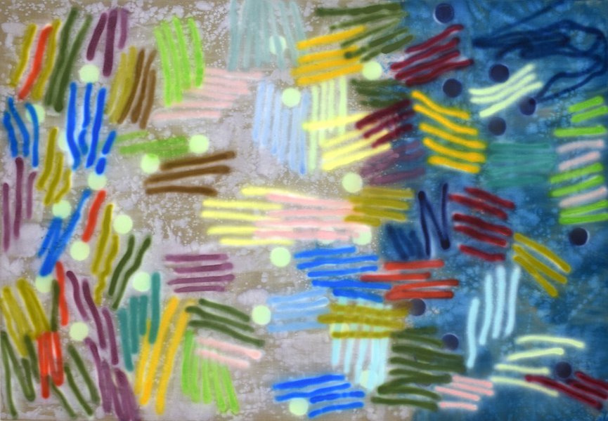 Elisabeth Plank - Lyrics #13, 2024, Acryl auf Leinwand, 180 × 260 cm