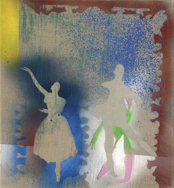 Elisabeth Plank - Figuraler Gedanke, 2012, Acryl auf Leinwand, 65 × 60 cm