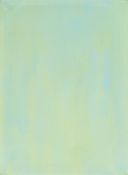 Elisabeth Plank - O.T. (Farbauftrag), 1995, Acryl auf Molino, 100 × 73 cm