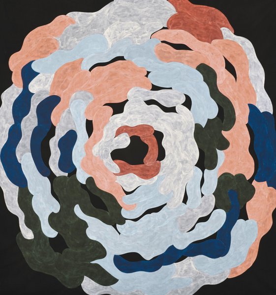 Elisabeth Plank - SHAPES #08, 2019, Acryl auf Leinwand, 300 × 280 cm