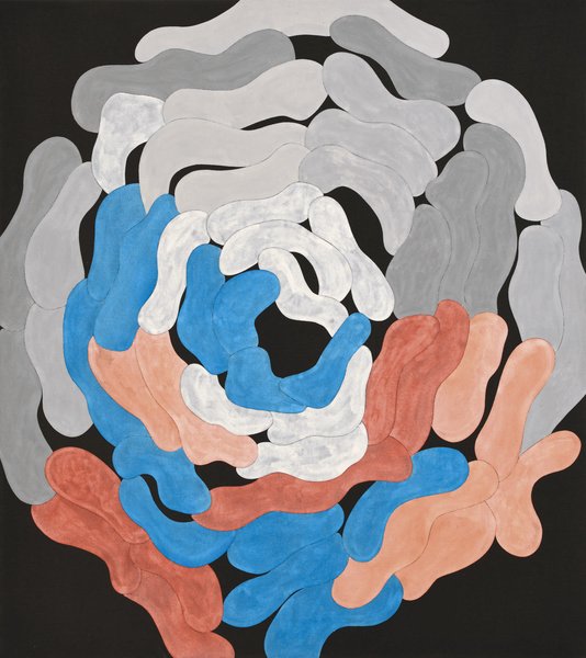 Elisabeth Plank - SHAPES #15, 2019, Acryl auf Leinwand, 135 × 120 cm