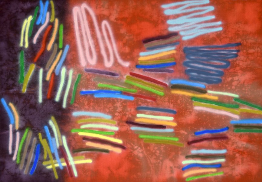 Elisabeth Plank - Lyrics #15, 2024, Acryl auf Leinwand, 180 × 260 cm