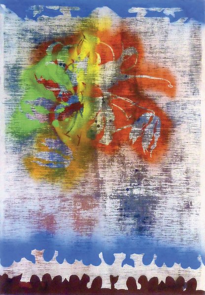 Elisabeth Plank - Farbverschiebung, 2011, Acryl auf Leinwand, 260 × 180 cm