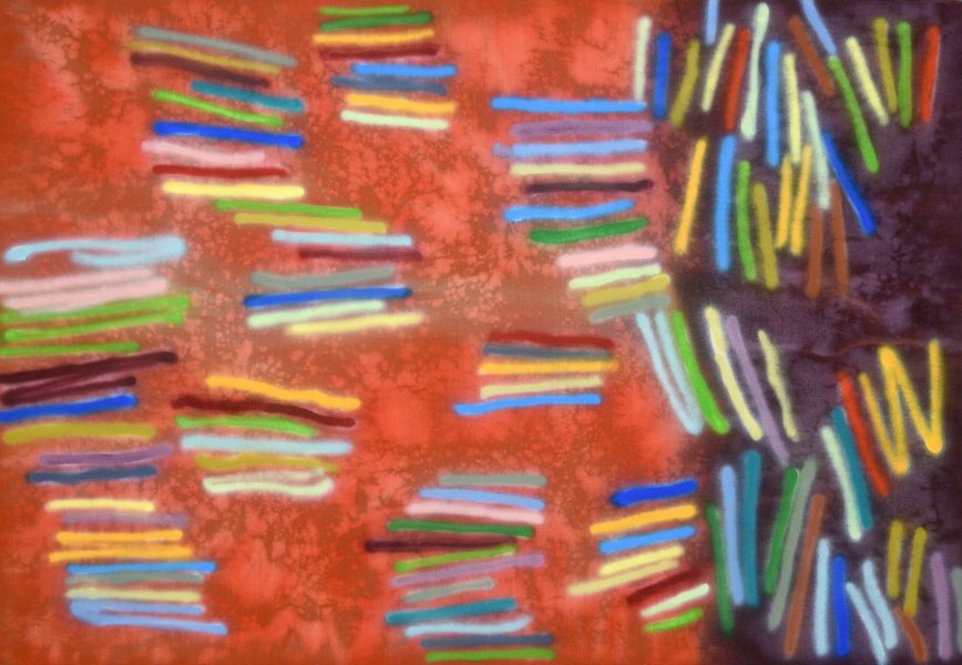 Elisabeth Plank - Lyrics #16, 2024, Acryl auf Leinwand, 180 × 260 cm