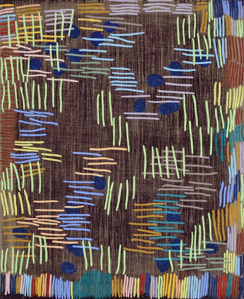 Elisabeth Plank - POND #06, 2023, Acryl auf Leinwand, 80 × 65 cm