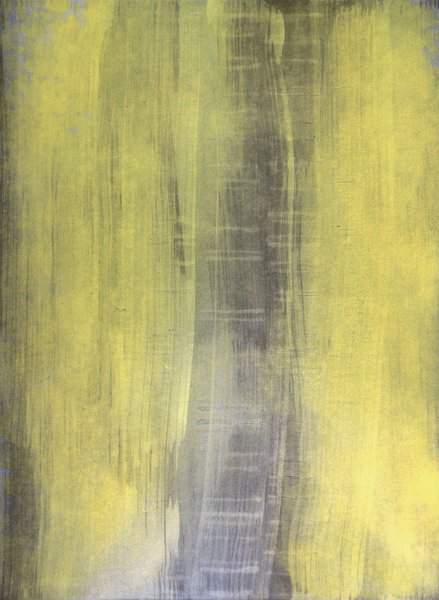 Elisabeth Plank - O.T. (Die Möglichkeit des Glücks), 1997, Acrylic on molino, 100 × 73 cm