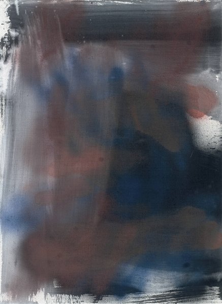 Elisabeth Plank - Ohne Titel #9, 2008, Gesso, acrylic on canvas, 100 × 73 cm