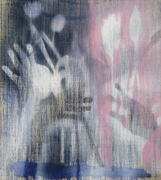 Elisabeth Plank - Handlung vor der Handlung, 2011, Acryl auf Leinwand, 50 × 45 cm