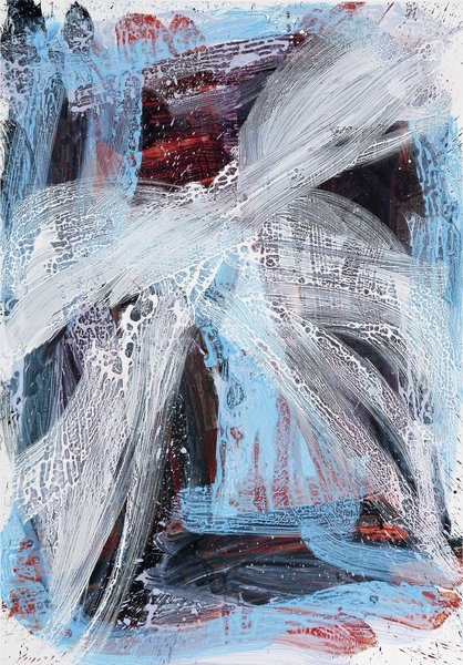 Elisabeth Plank - Windmühle, 2006, Acryl auf Leinwand, 200 × 140 cm