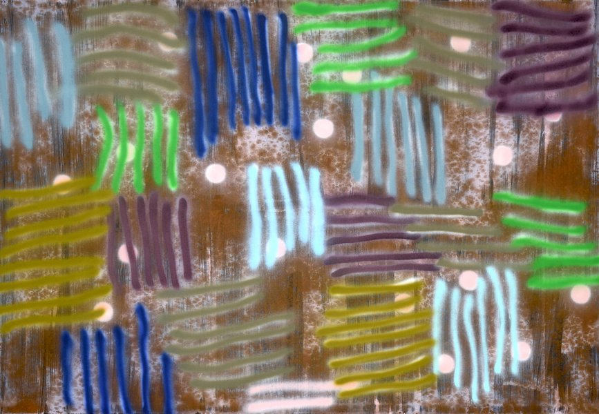 Elisabeth Plank - Lyrics #06, 2024, Acryl auf Leinwand, 180 × 260 cm