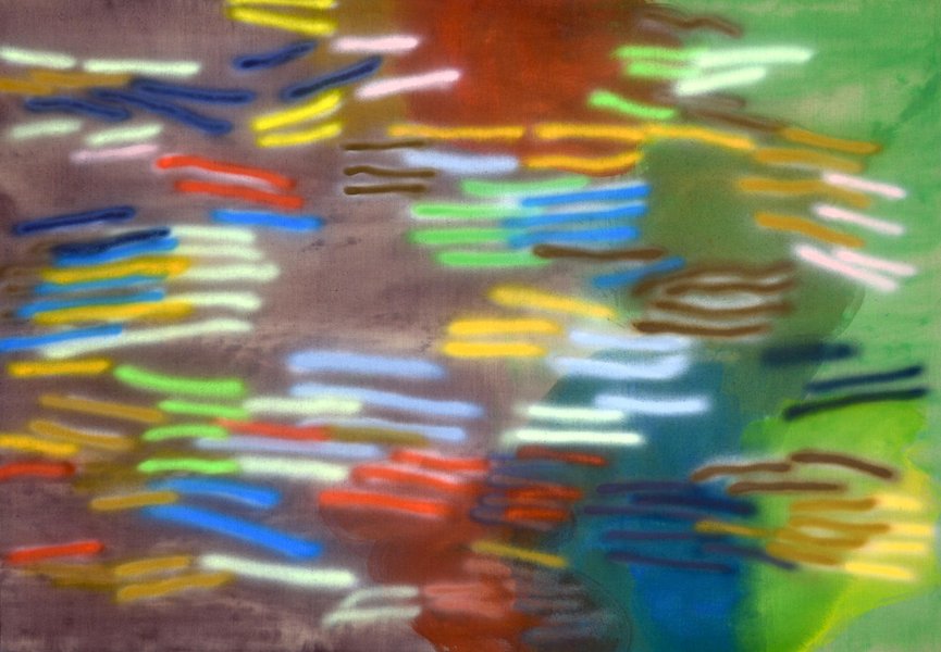 Elisabeth Plank - Lyrics #09, 2024, Acryl auf Leinwand, 180 × 260 cm