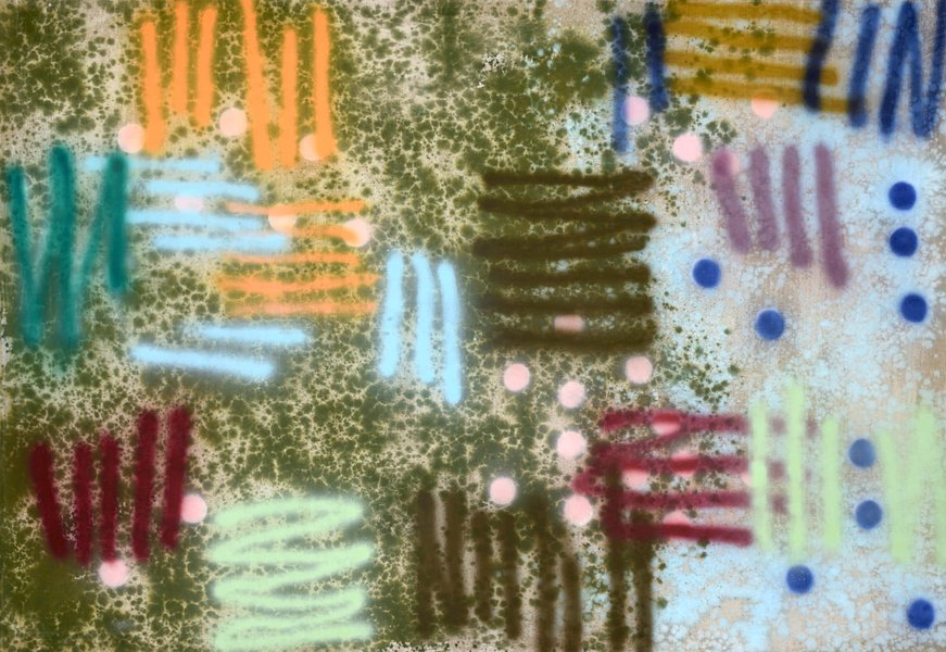 Elisabeth Plank - Lyrics #01, 2024, Acryl auf Leinwand, 180 × 260 cm